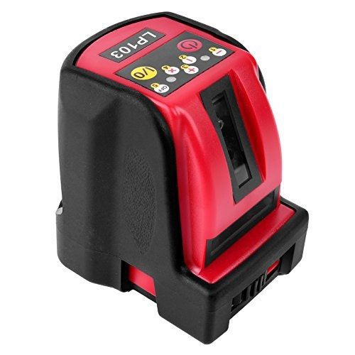 AdirPro Self Leveling Cross Line Laser Level with Built in Lock for Compensator