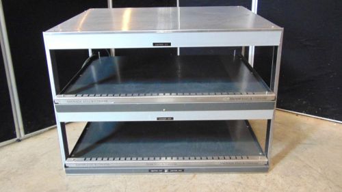 Hatco grsds-36d glo-ray 36&#034; slanted double shelf merchandiser - 120v nice s1884 for sale