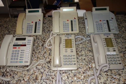 Lot of 6 Business Telephones Norther Intecom Aastra ITE Meridian