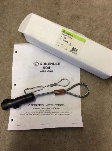 Greenlee 504 Set Screw Clamp-Type Cable Pulling Grip