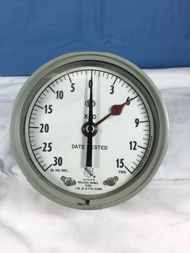 Ashcroft 4.5&#034; 30-0-15 Mil-Spec Gauge