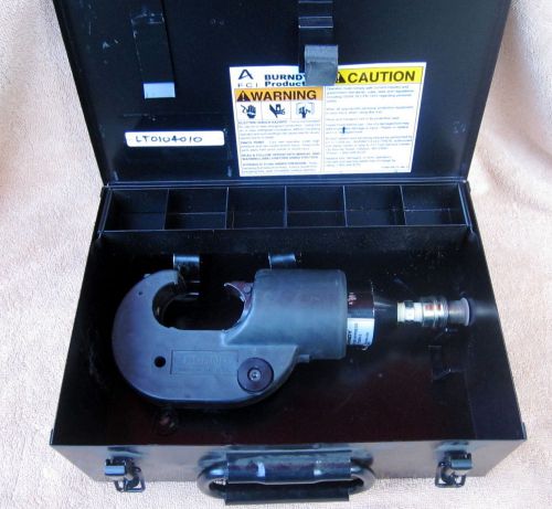 Burndy 750 revolver hypress hydraulic crimper w/case - no reserve -free shipping for sale