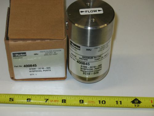 Parker Finite Instrumentation Coalescing Filter S15M-2C10-2-025 S.S. NIB
