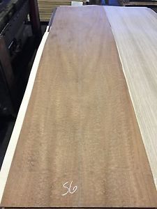 Wood Veneer Pommele Sapele 24x98 1 Piece 10Mil Paper Backed &#034;EXOTIC&#034; M500 56