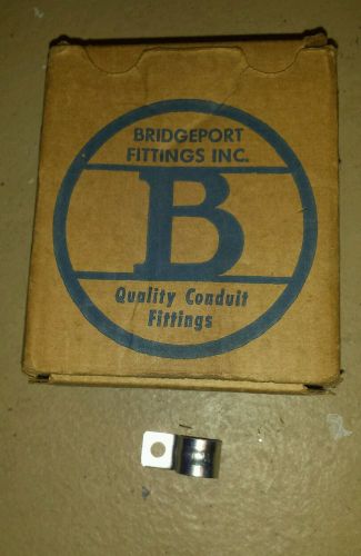Lot of 68 bridgeport 1/2&#034;  thinwall straps holed steel no. 920-s for sale