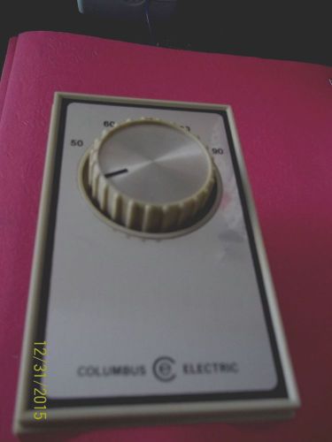 Columbus Electric Line Voltage Heating Thermostat ET5S1 50-90 MORE Listed
