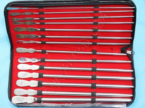New German Stainless 14 Pieces Set Of Dittel Urethral Sounds Gynecology Surgical
