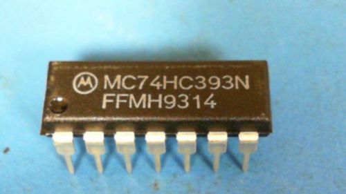 50-pcs of MC74HC393N Register Counter/Divider Dual 4-Bit Binary UP Automotive 14