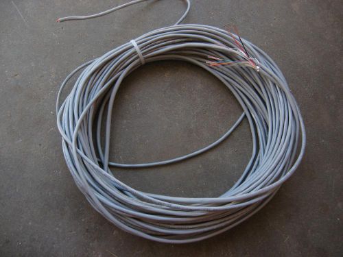 158&#039; shielded gray access control security burglar alarm cable wire 22/8  22awg for sale