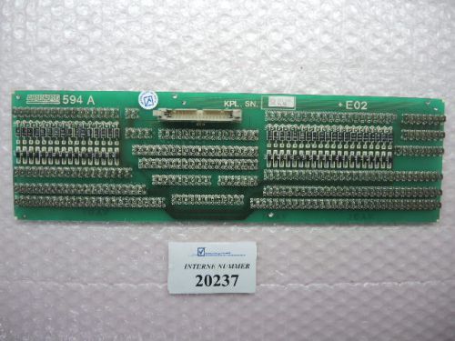 Distribution card SN. 102.518 A, ARB 594 A, Arburg used spare parts