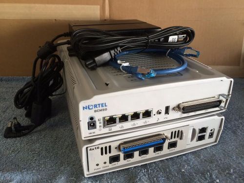 Nortel Avaya BCM 50 R3 3.0 7 Line 16 Phone System 12 Voicemail 2 Exp BCM50 VoIP