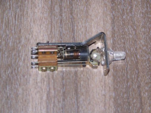 Vintage Switchcraft 25306L NOS clear lighted flip switch