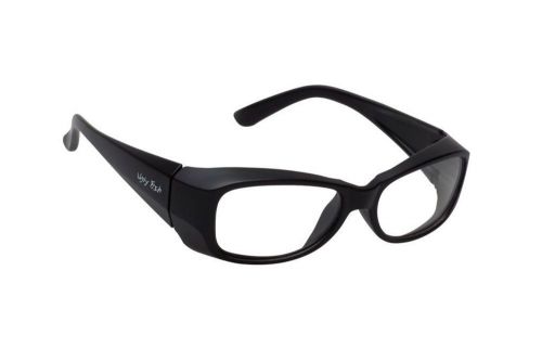 NEW Ugly Fish Safety Glasses Flame, Black Frame, Clear Lens + Mens