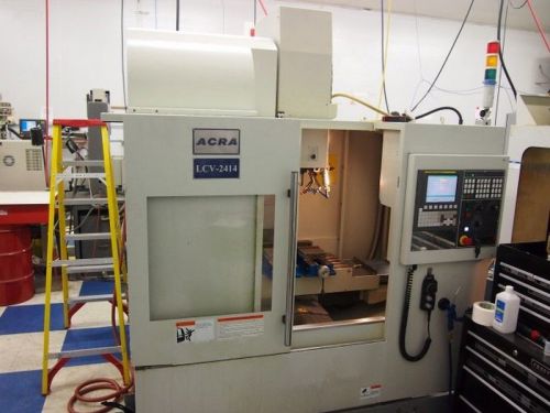 2012 acra lcv-2414-s cnc vertical machining center-vmc-mill # 7783150 for sale