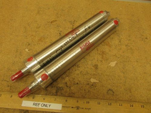 Lot of 2 NEW Bimba Stainless C-178-DP Pneumatic Cylinders