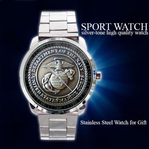 United States Marine Corps Coin Sport Metal Watch