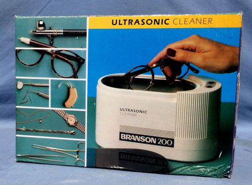 Branson 200 Ultrasonic Cleaner New In Box, Made In Taiwan