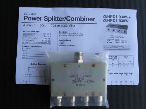 Mini-circuits power splitter/combiner, 4-way for sale