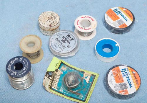 Wire Solder Coil Electrical Tape Lot dq