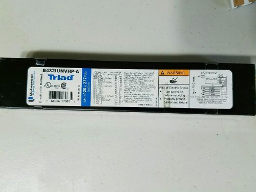 Universal triad ballast 120-277v 3-4 lamp t8  lot of 10 for sale