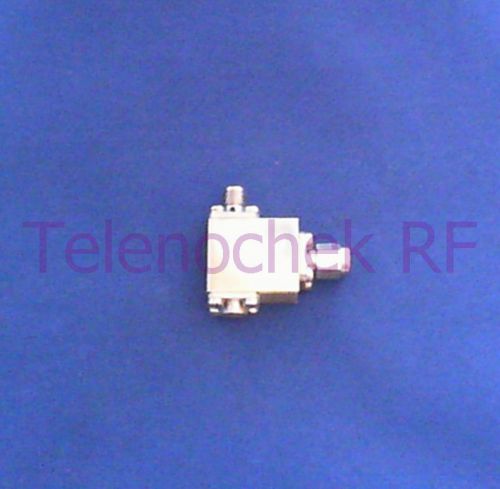 RF microwave single junction isolator 4065 MHz CF/ 1130 MHz BW/ 10 Watt / data