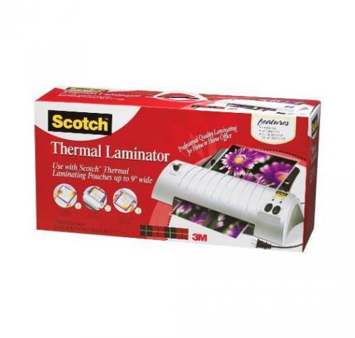 NEW Scotch Thermal Laminator Combo Pack,Includes 20 Laminating Pouches,9&#034;x 11.4&#034;