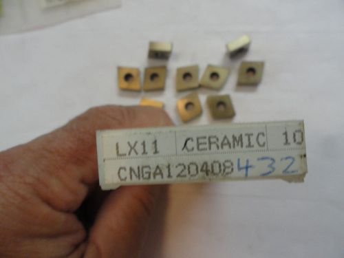 Tungaloy cnga432 ceramic turning inserts, grade lx11, 6801833 for sale