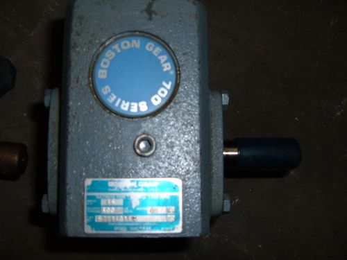 BOSTON GEAR CAT. NO. F71840 B56 GEAR BOX SPEED REDUCER RATIO 40:1 ( NEW )