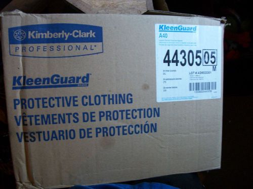 Kleenguard a40 protective 2xl coveralls, white, 25 coveralls (kcc44305) for sale