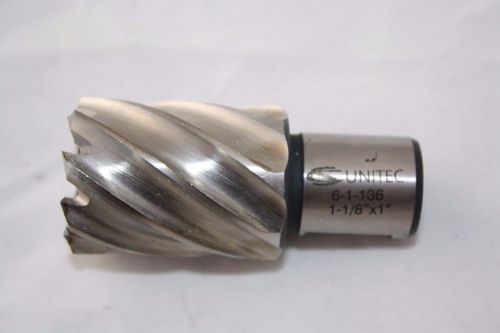 Unitec Unibroach HSS M2 Hole Cutter 1-1/8&#034; x 1&#034; In Original Tube