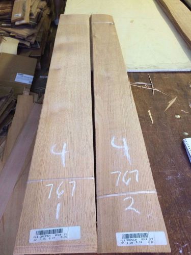 Wood Rustic  White Oak Veneer  2  bundles total 60  pcs RAW VENEER  N767.