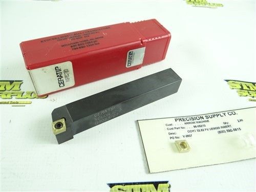 NEW CERATIP INDEXABLE TOOL HOLDER TURNING &amp; FACING 3/4&#034; X 5&#034; NEW CARBIDE INSERTS