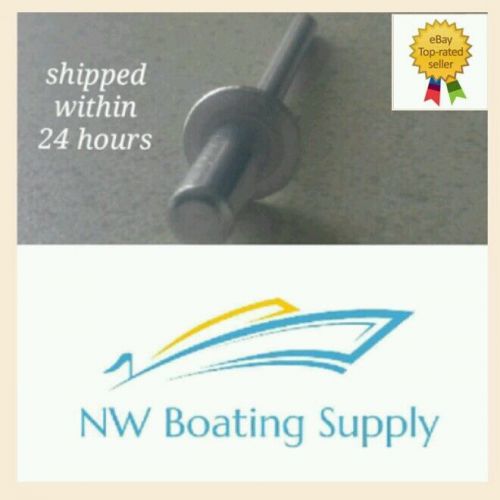 Qty 50 marine boat repair rivets closed/sealed leak proof 3/16x1/4 free washers for sale