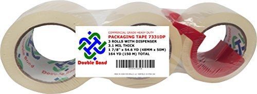 3.1 Mil Thick Double Bond Commercial Grade Heavy Duty Packaging Tape with