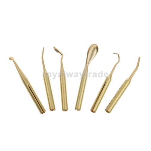 6pcs Wax Tip/Pot for Dental Lab Electric Waxer Carving Machine Pen Supply