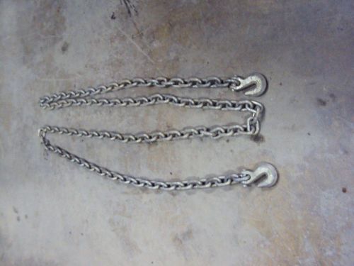 Tow chain 20 ft, 1/2&#034;, grade g-7, 2 grab hooks (new) for sale