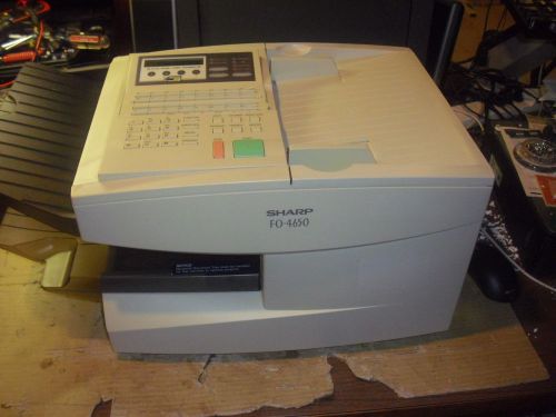 Sharp FO-4650 Plain Paper Laser Fax Machine, Excellent Condition
