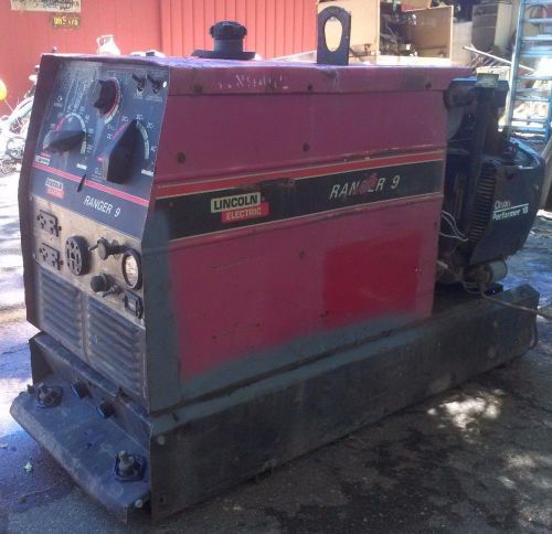Lincoln electric ranger 9 welder generator 9000 watt onan 18hp runs cv cc ac dc for sale