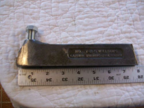 8&#034; Long 3/8&#034; Bore No. T-2-S Williams Carbide Turning Tool Holder 1 3/8&#034; X 5/8&#034;