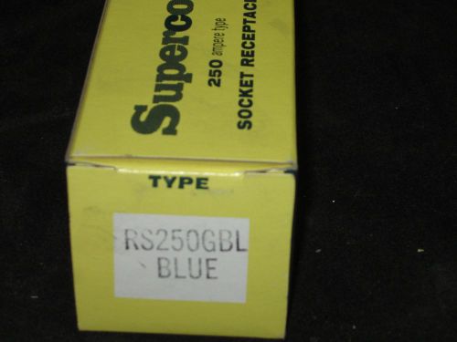 SUPERCON 250 ampere RS250GBL BLUE Socket Receptacle