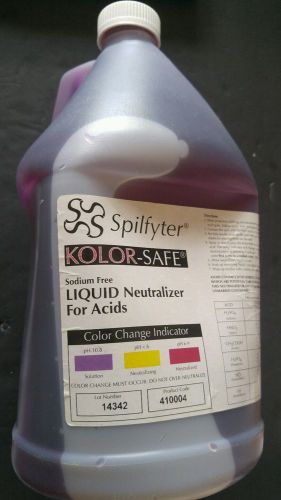 Spilfyter liquid acid neutralizer 410004 specialty spill control 1 gallon for sale