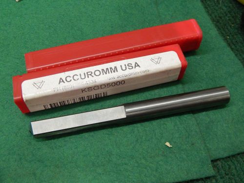 Accuromm USA 1/2&#034; x 4.25&#034; Solid Carbide Drill