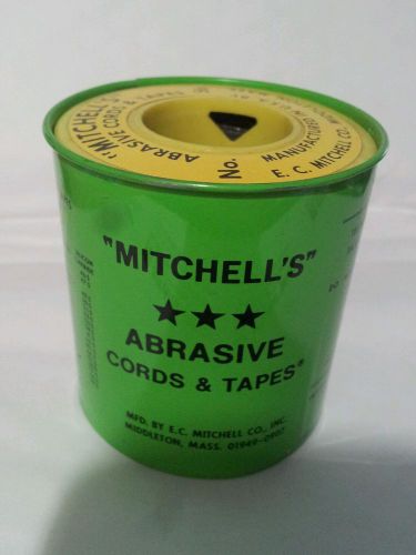 &#034;Mitchell&#039;s&#034; Abrasive Cords&amp;Tapes No. 56 for Polishing, burring , etc.U.S.A.