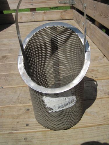New hayward ?  stainless steel strainer basket 8&#034; wide   8 &amp; 13&#034; tall tn 37138 for sale