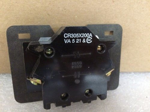Ge general electric cr305x200a auxiliary contact used for sale