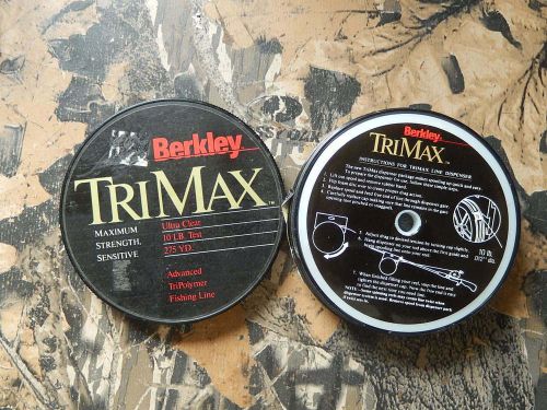 Berkley TriMax Ultra Clear Fishing Line 10 Lb. 275 Yds.