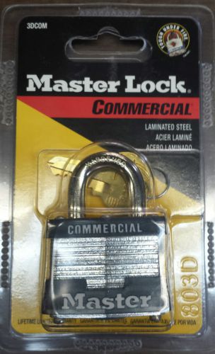 Master lock no. 3 laminated steel pin tumbler padlock 3dcom for sale