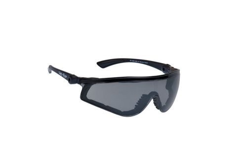 New ugly fish safety glasses flare, matt black frame, smoke lens + positive seal for sale