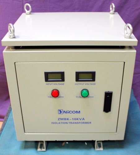 ISOLATION TRANSFORMER  10 KW   NICOM MOD. ZMBK 10