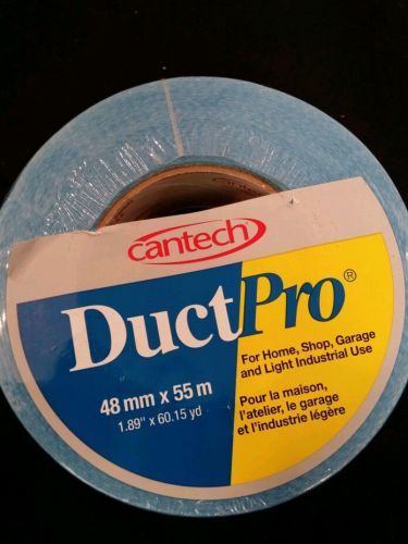 LOT OF 2 - NEW Cantech 39708 48mm DuctPro Ductape, Blue